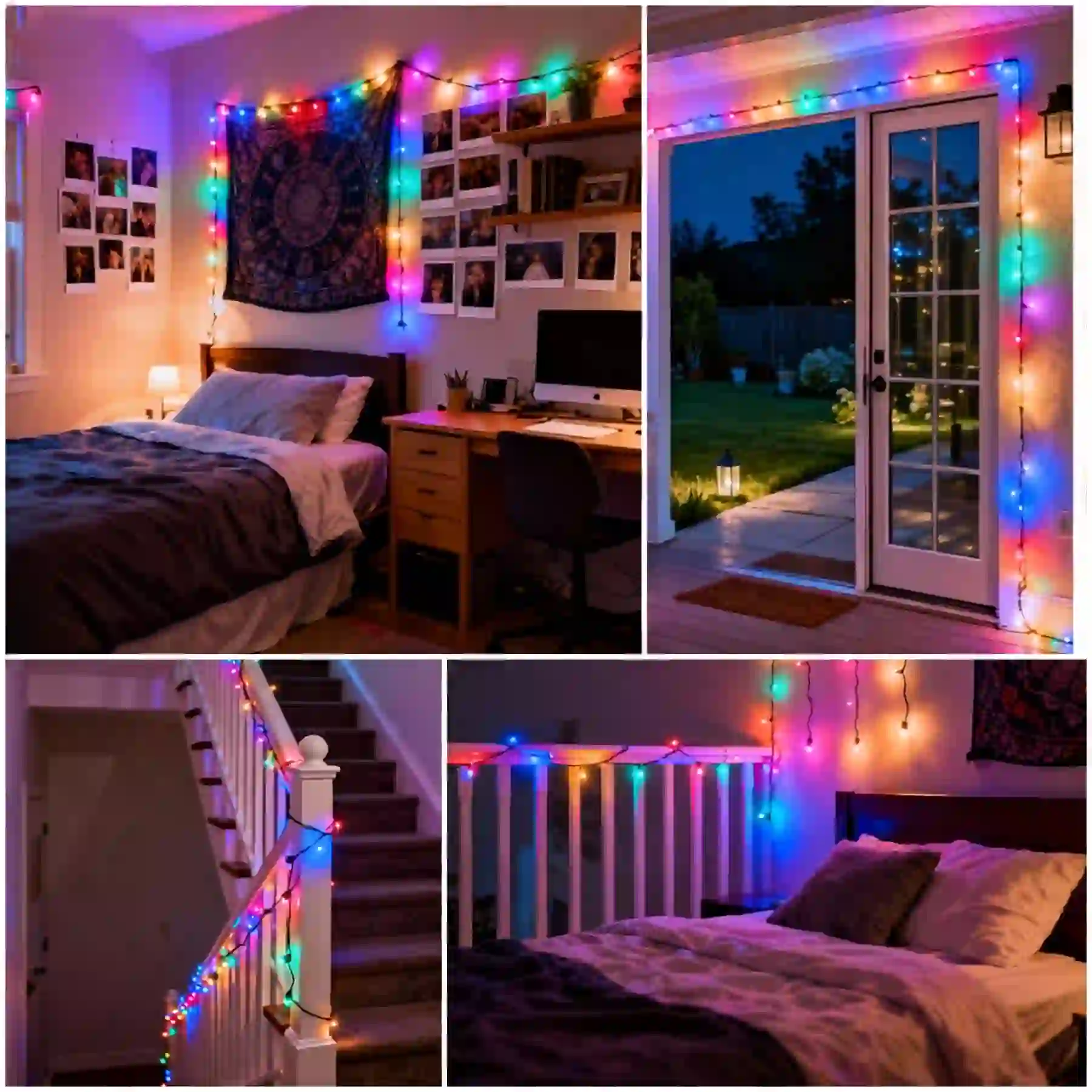 Cadena de luces LED mini de 5 mm «Soft Glow», 100 unidades, 33,3 pies, resistente al agua