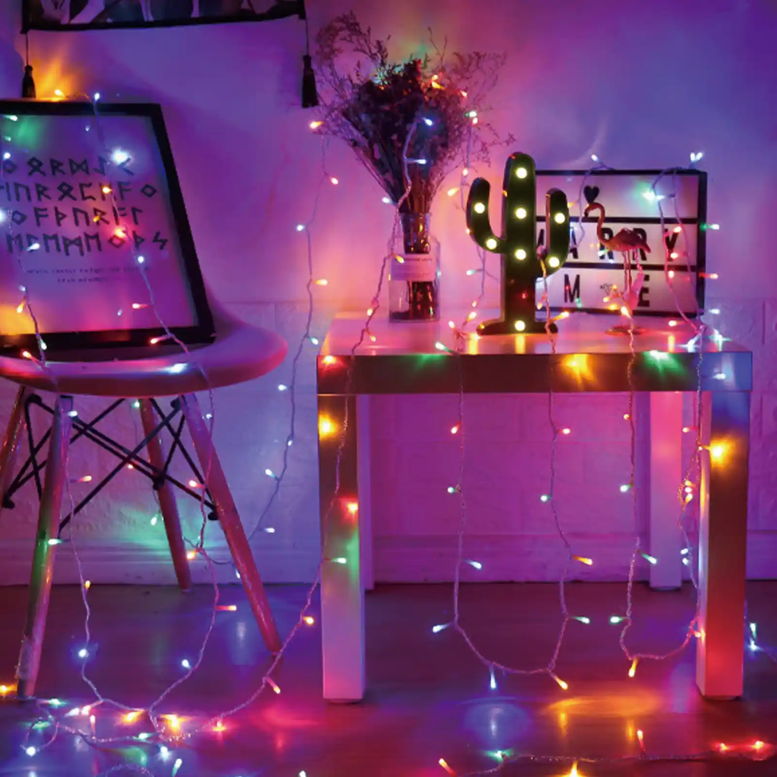 LED Connectable Christmas Light with 8 Lighting Modes Function