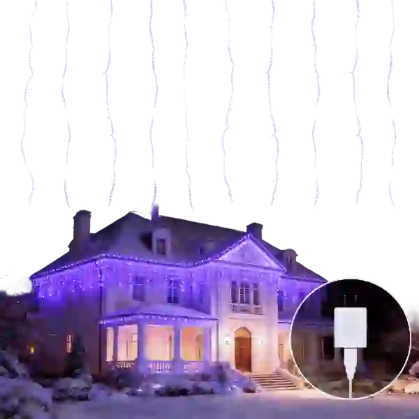 LED Curtain Lights for Christmas Home Indoor Window Décor