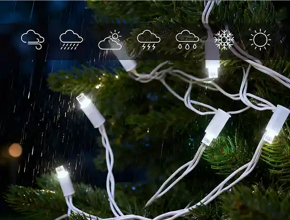 100Ct 5MM Twinkle Mini LED String Lights, 50FT Function